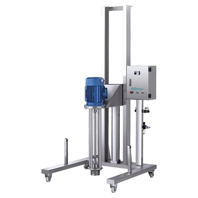 5L-2000L Cosmetic Emulsifier Mixer With 0.37kw-15kw Motor Portable Pneumatic Lifting