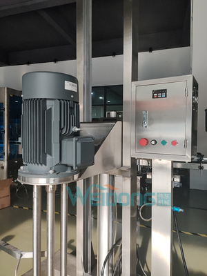 5L-2000L Cosmetic Emulsifier Mixer With 0.37kw-15kw Motor Portable Pneumatic Lifting
