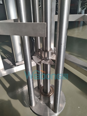 5L-2000L Cosmetic Emulsifier Mixer With 0.37kw-15kw Motor Portable Pneumatic Lifting