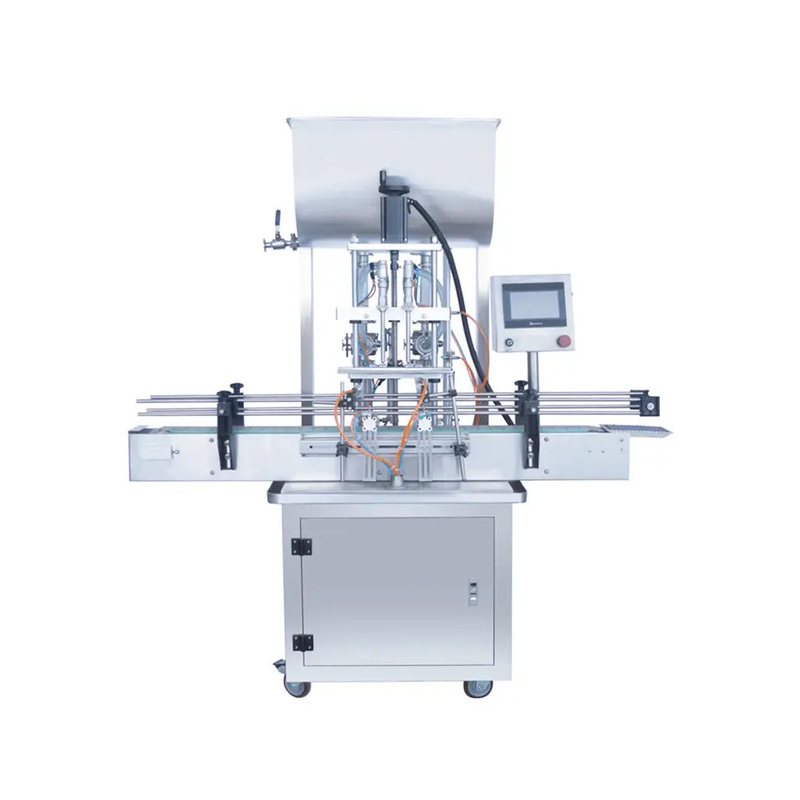 SUS 304 Automated Filling Machine  2 / 4 / 6 / 8 Heads Paste Chilli Sauce Filler Tomato Sauce